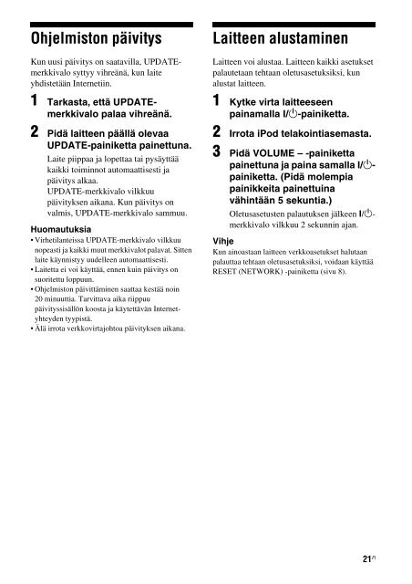 Sony RDP-XA900iP - RDP-XA900IP Istruzioni per l'uso Svedese