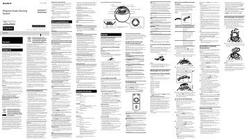Sony RDP-V20iP - RDP-V20IP Istruzioni per l'uso Tedesco