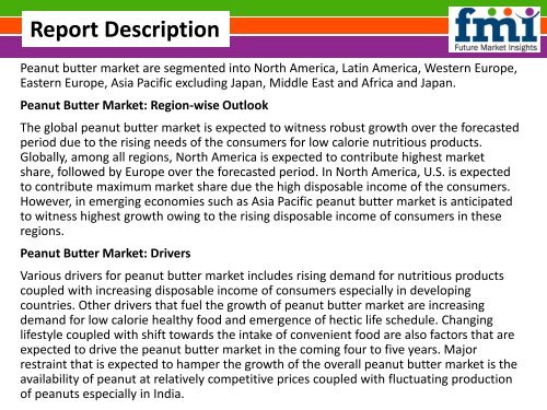 Detailed Overview of Peanut Butter Market, 2015-2025 by Future Market Insights