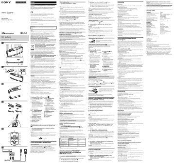 Sony RDP-NWG400B - RDP-NWG400B Istruzioni per l'uso Finlandese