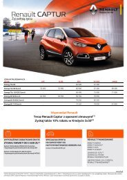 Teraz Renault Captur z oponami zimowymi Zyskaj także 10% rabatu w Kredycie 3x30