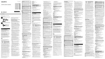 Sony MDR-AS800BT - MDR-AS800BT Istruzioni per l'uso Sloveno