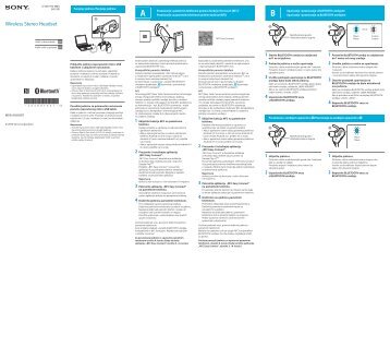 Sony MDR-AS600BT - MDR-AS600BT Guida di configurazione rapid Serbo