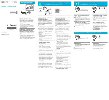 Sony MDR-AS600BT - MDR-AS600BT Guida di configurazione rapid Croato