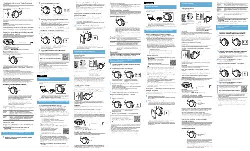 Sony MDR-ZX750BN - MDR-ZX750BN Guida di configurazione rapid Slovacco