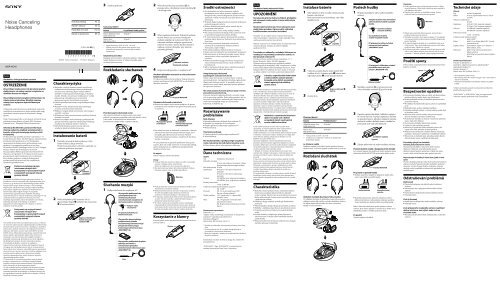 Sony MDR-NC40 - MDR-NC40 Istruzioni per l'uso Ungherese