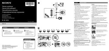 Sony XBA-H1 - XBA-H1 Guida di configurazione rapid Estone