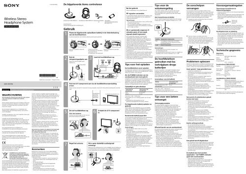 Sony MDR-RF811RK - MDR-RF811RK Istruzioni per l'uso Italiano