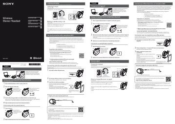 Sony MDR-1RBT - MDR-1RBT Guida di configurazione rapid Inglese