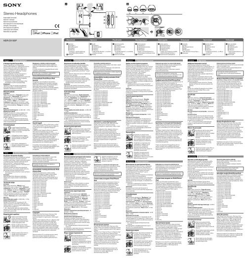 Sony MDR-EX100iP - MDR-EX100IP Istruzioni per l'uso Greco