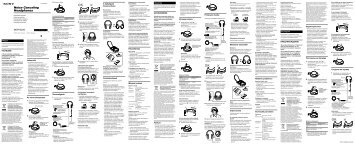 Sony MDR-NC60 - MDR-NC60 Istruzioni per l'uso Bulgaro
