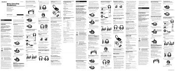 Sony MDR-NC60 - MDR-NC60 Istruzioni per l'uso Polacco