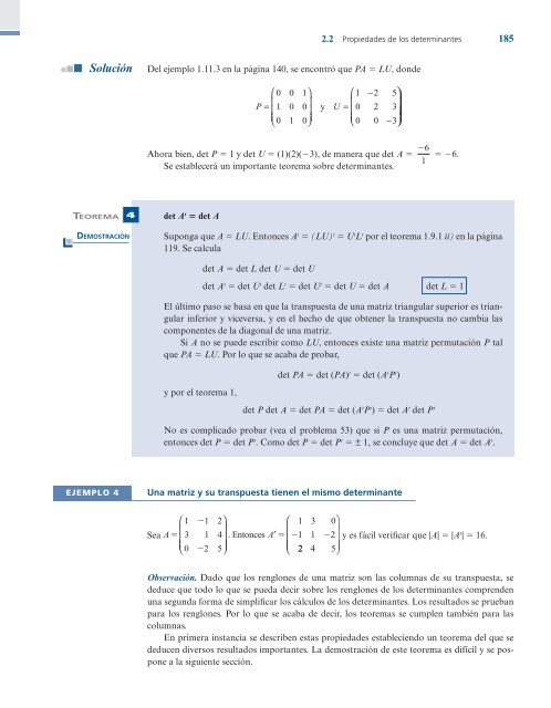 lgebra Lineal;Stanley I. Grossman