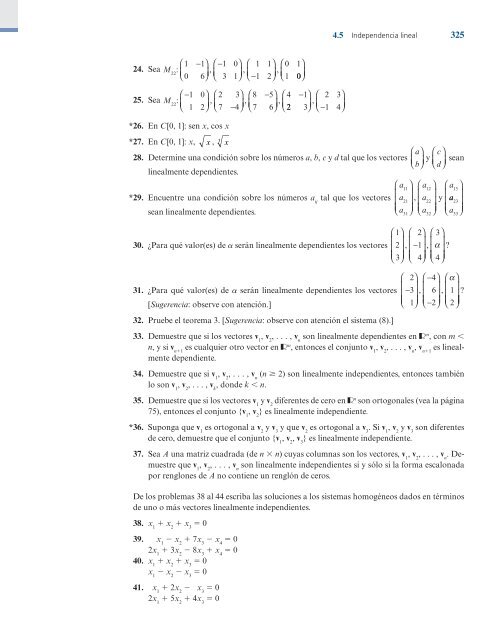 lgebra Lineal;Stanley I. Grossman