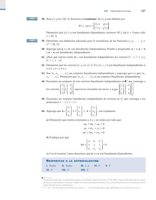 lgebra Lineal;Stanley I. Grossman