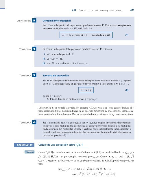 lgebra Lineal;Stanley I. Grossman