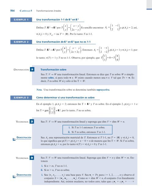 lgebra Lineal;Stanley I. Grossman