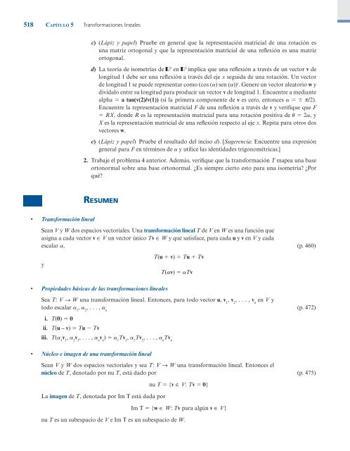 lgebra Lineal;Stanley I. Grossman