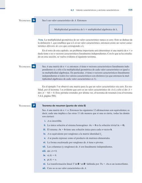 lgebra Lineal;Stanley I. Grossman