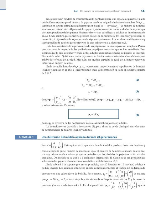 lgebra Lineal;Stanley I. Grossman