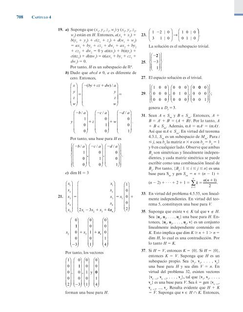 lgebra Lineal;Stanley I. Grossman