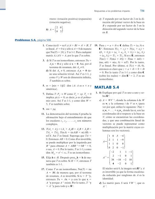 lgebra Lineal;Stanley I. Grossman