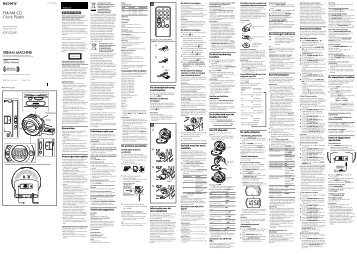 Sony ICF-CD3iP - ICF-CD3IP Istruzioni per l'uso Olandese