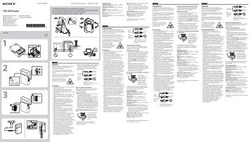 Sony ICF-P26 - ICF-P26 Istruzioni per l'uso Inglese