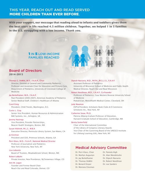 2014-2015 ANNUAL REPORT