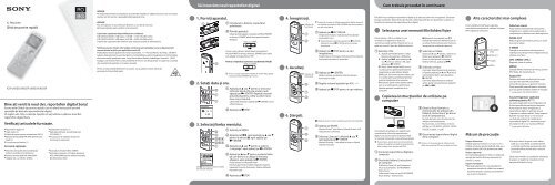 Sony ICD-UX522 - ICD-UX522 Guida di configurazione rapid Bulgaro