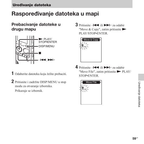 Sony ICD-PX312 - ICD-PX312 Istruzioni per l'uso Croato