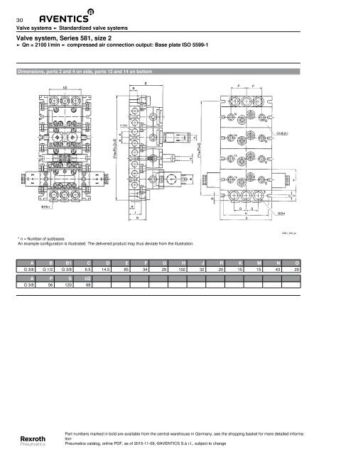 ISO 5599-1 size 2 series 581