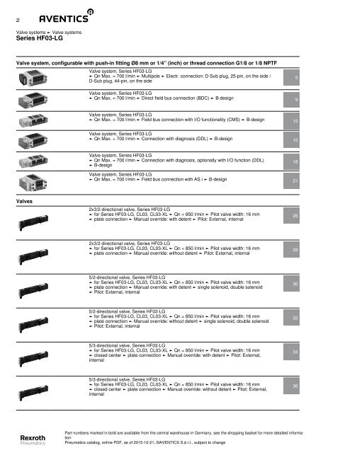 Series HF03-LG