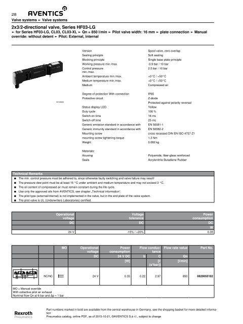 Series HF03-LG