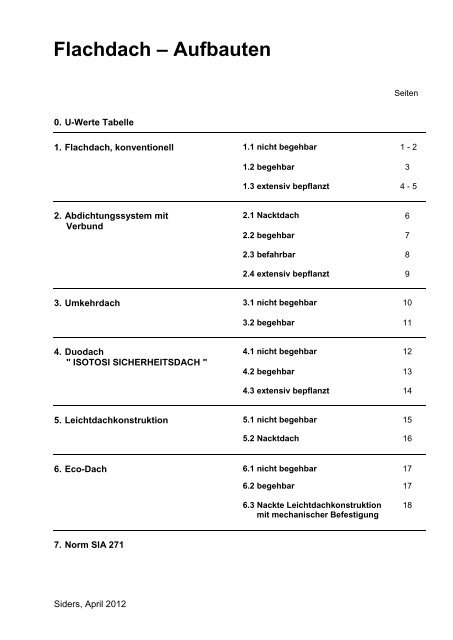 Aufbauten Tel. 027 / 452'22'00 Fax. 027 / 452'22'01 Internet - Isotosi