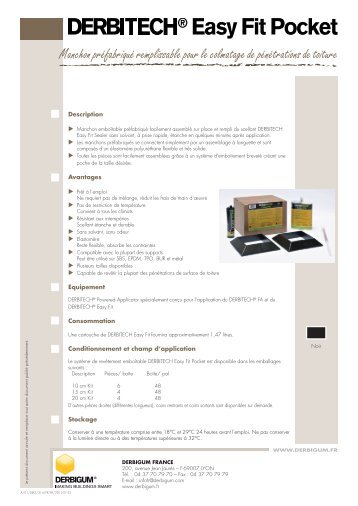 Manchon préfabriqué remplissable pour le colmatage de - Isotosi