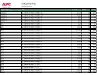 Jul 2010 price list.xlsx - APC