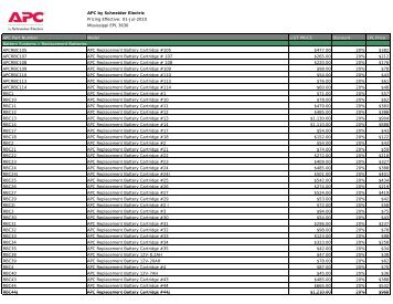 Jul 2010 price list.xlsx - APC