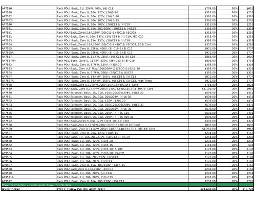 Jul 2010 price list.xlsx - APC