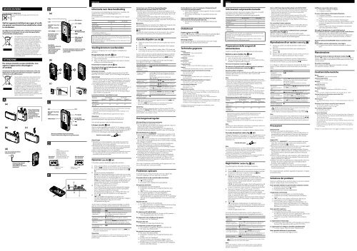 Sony M-575V - M-575V Istruzioni per l'uso Tedesco