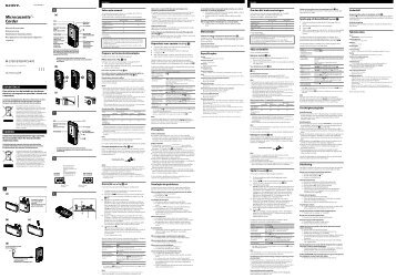 Sony M-575V - M-575V Istruzioni per l'uso Finlandese