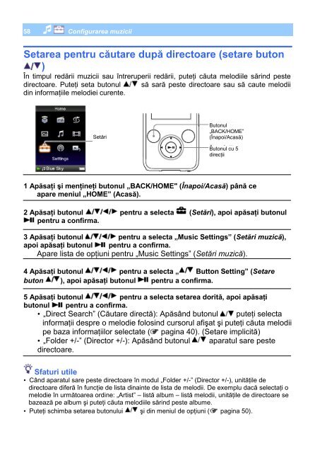 Sony NWZ-S739F - NWZ-S739F Istruzioni per l'uso Rumeno