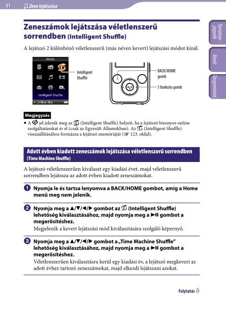 Sony NWZ-S739F - NWZ-S739F Istruzioni per l'uso Ungherese