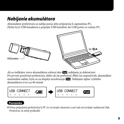 Sony NW-E013 - NW-E013 Istruzioni per l'uso Slovacco