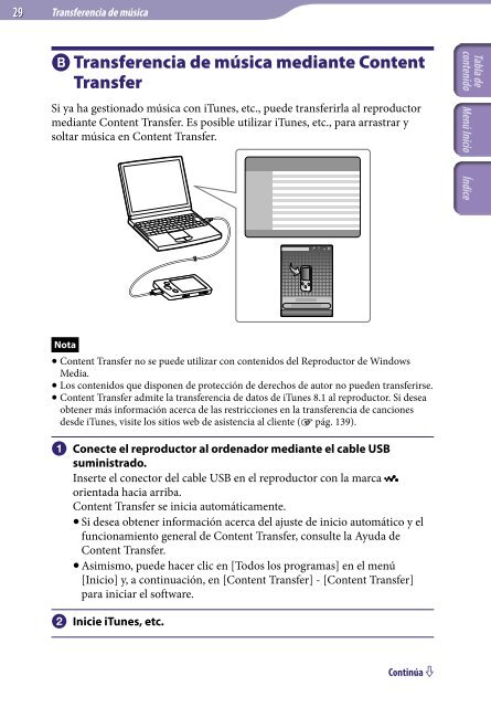 Sony NWZ-A846 - NWZ-A846 Istruzioni per l'uso Spagnolo