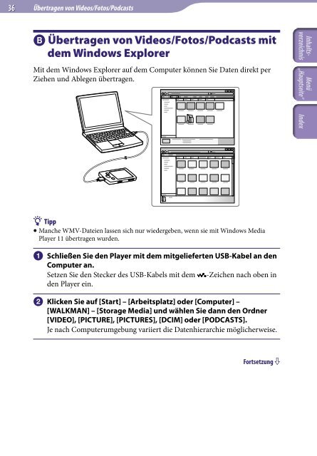 Sony NWZ-A846 - NWZ-A846 Istruzioni per l'uso Tedesco