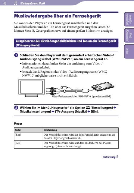 Sony NWZ-A846 - NWZ-A846 Istruzioni per l'uso Tedesco