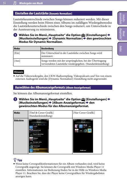 Sony NWZ-A846 - NWZ-A846 Istruzioni per l'uso Tedesco