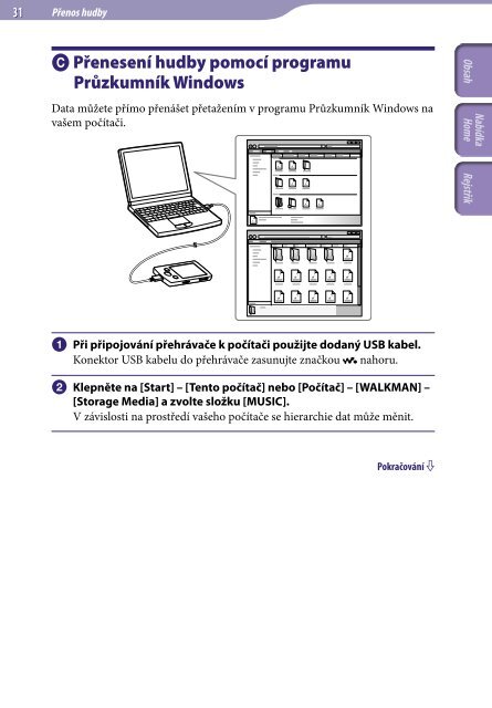 Sony NWZ-A846 - NWZ-A846 Istruzioni per l'uso Ceco