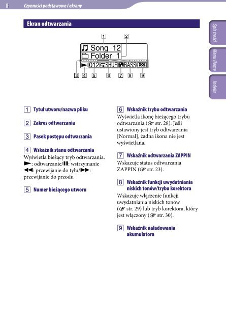 Sony NWZ-B153 - NWZ-B153 Istruzioni per l'uso Polacco